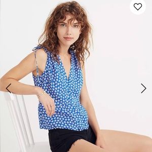 Madewell Belle Tank Top in Mini Daisy